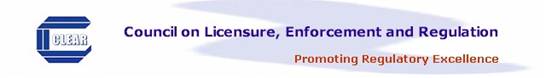 Council On Licensure, Enforcement, and Regulation - Logo